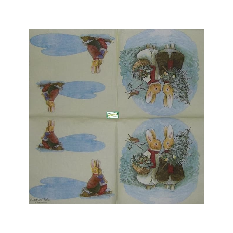 1 serviette papier Foxwood-26