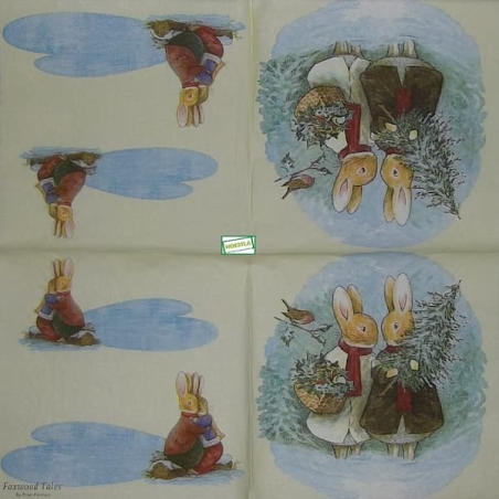 1 serviette papier Foxwood-26