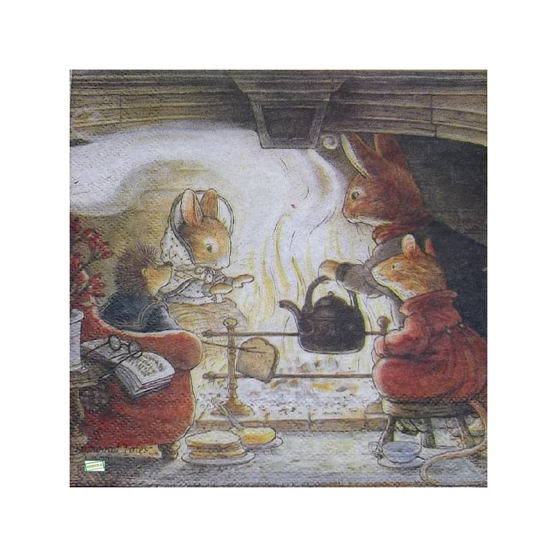 1 serviette papier Foxwood-30