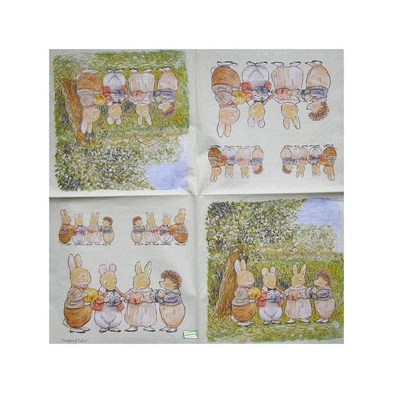 1 serviette papier Foxwood-31