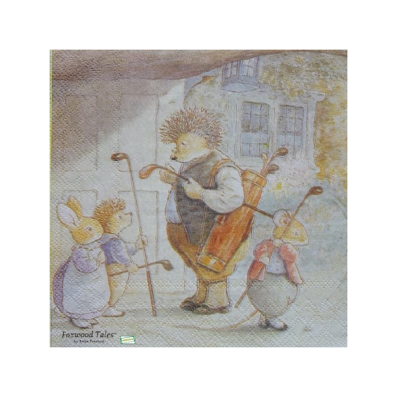 1 serviette papier Foxwood-33