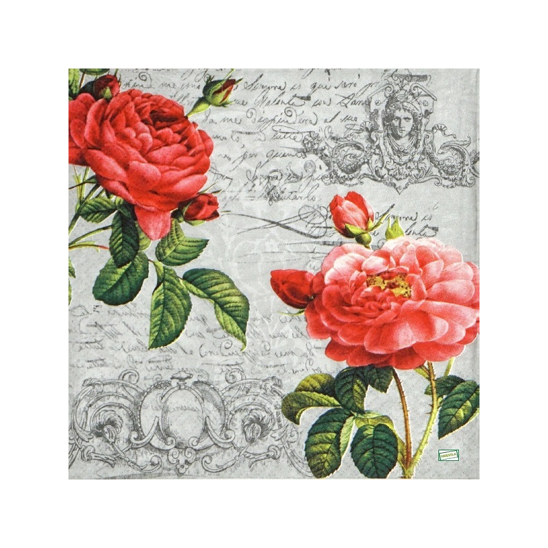1serviette papier Les Roses-8