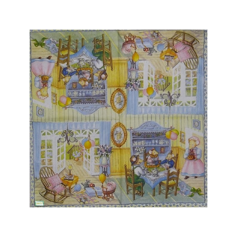 1 serviette papier Foxwood-34