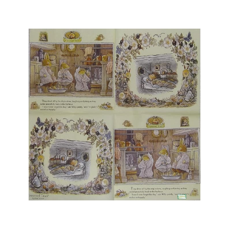 1 serviette papier Foxwood-35