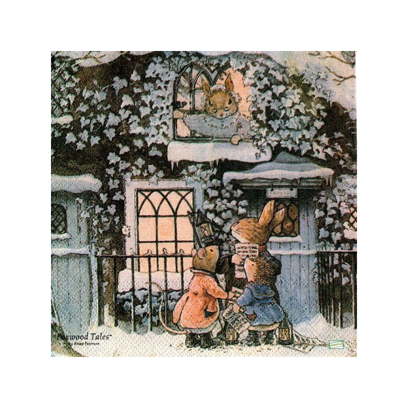 1 serviette papier Foxwood-36