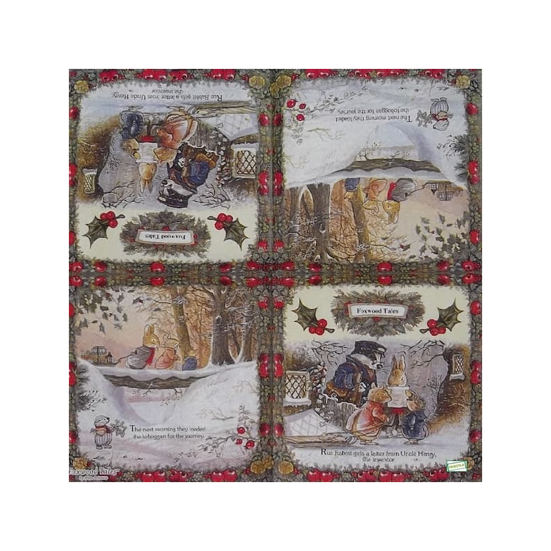 1 serviette papier Foxwood-38