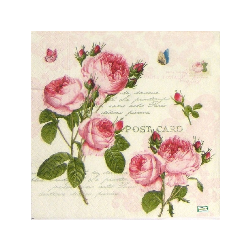 1serviette papier Les Roses-11