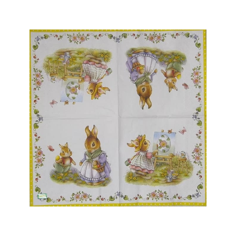 1 serviette papier Foxwood-45