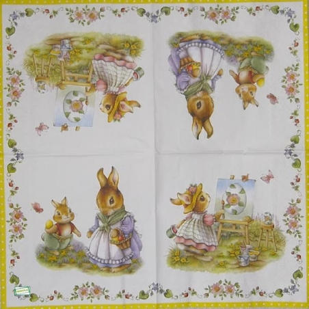 1 serviette papier Foxwood-45