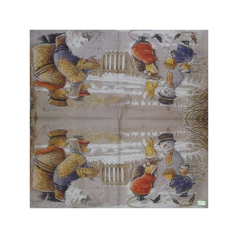 1 serviette papier Foxwood-46