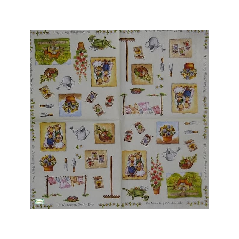 1 serviette papier Foxwood-47