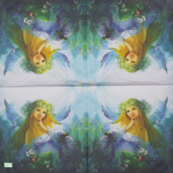 1serviette papier Les Fées-3
