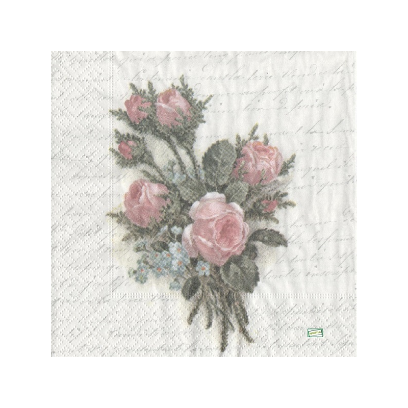 1serviette papier Les Roses-14