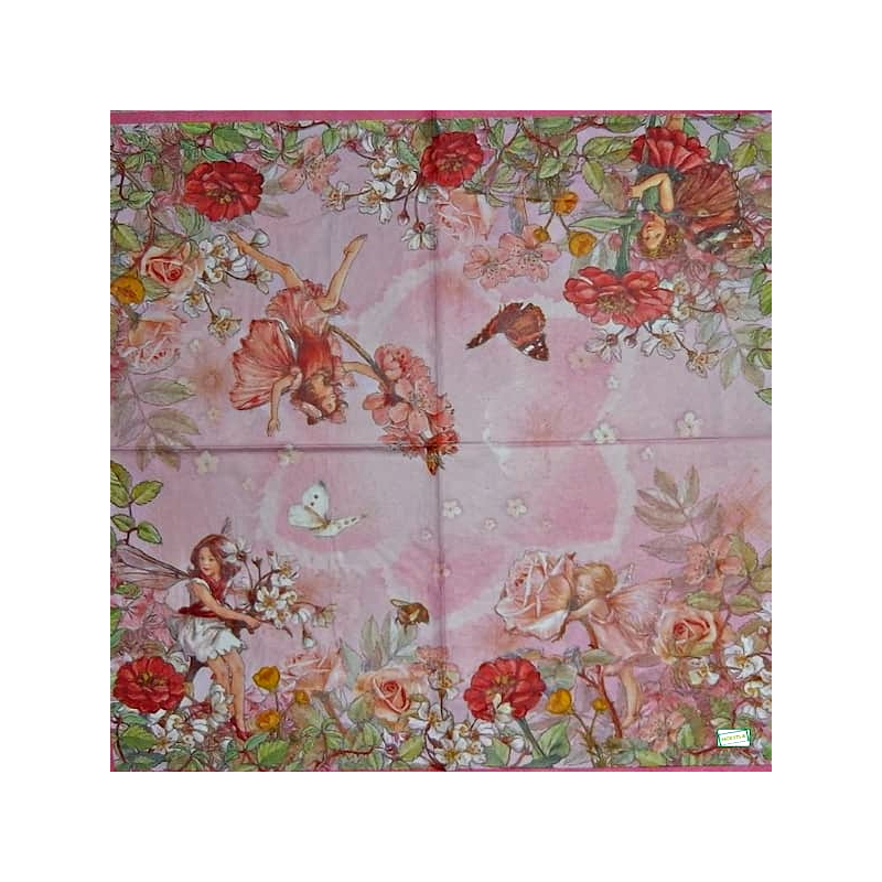1serviette papier Les Fées-27