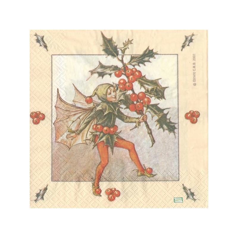 1serviette papier Les Fées-32