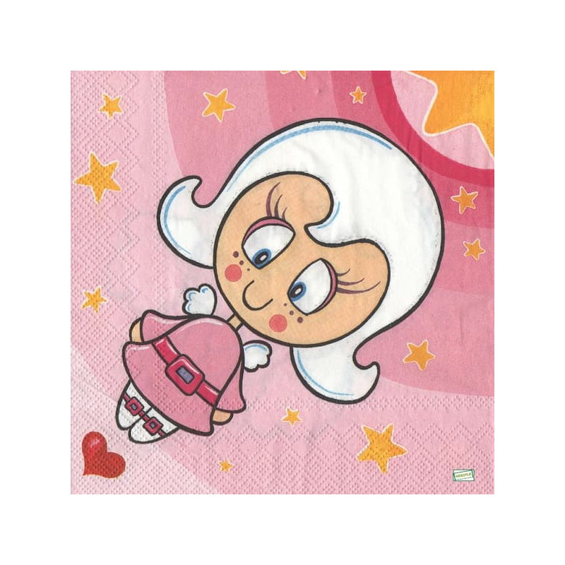 1serviette papier Les Fées-38