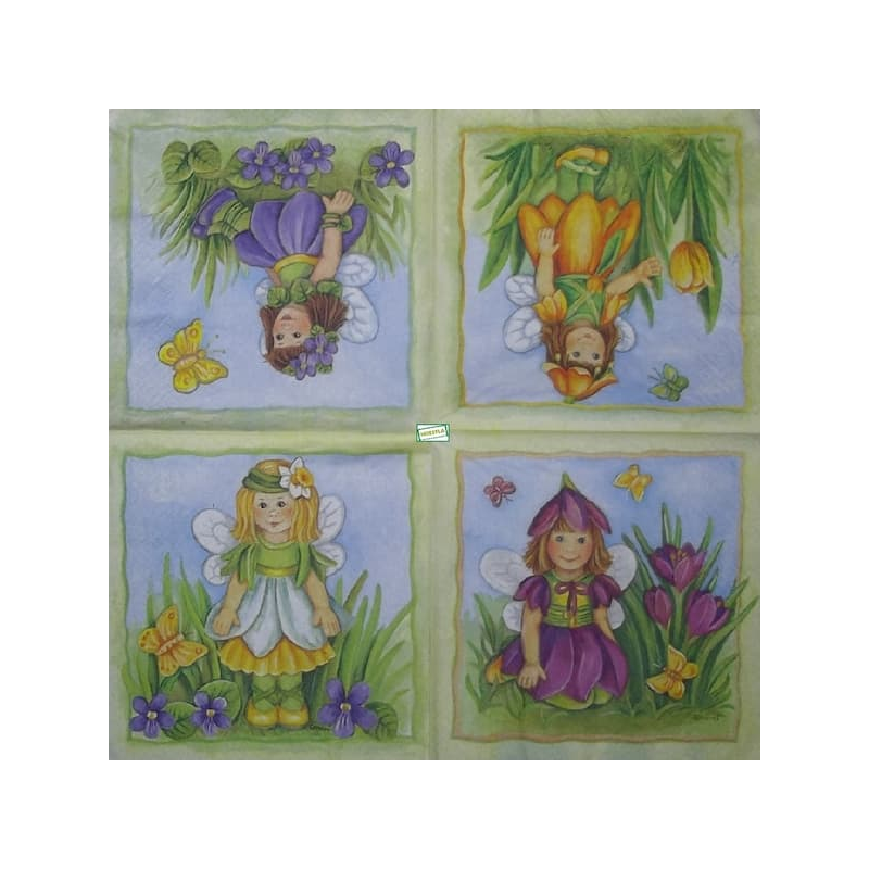1serviette papier Les Fées-42