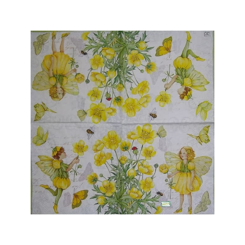 1serviette papier Les Fées-49