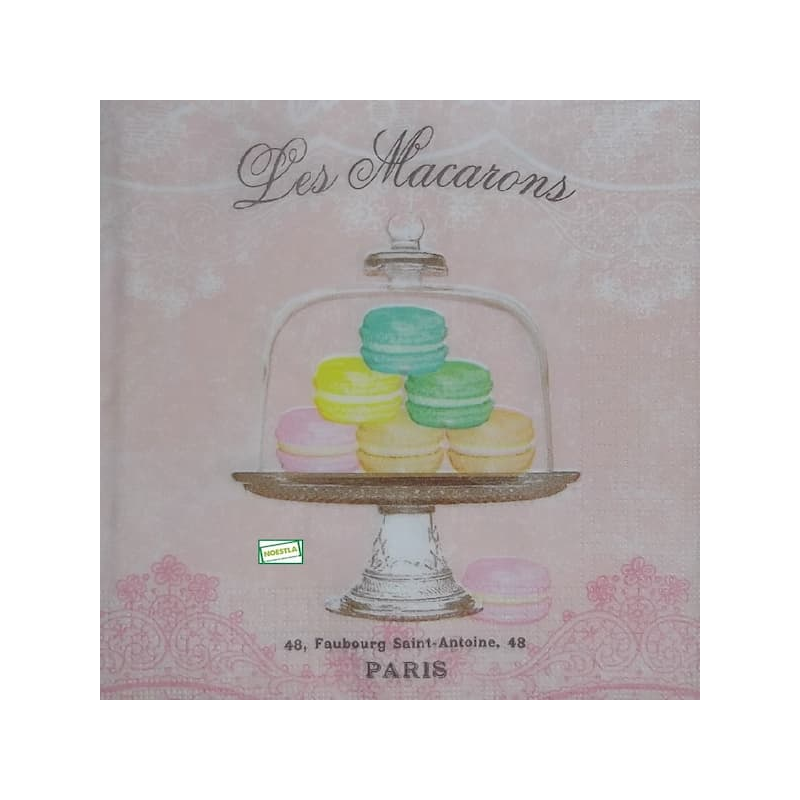 1 serviette Macarons - 10