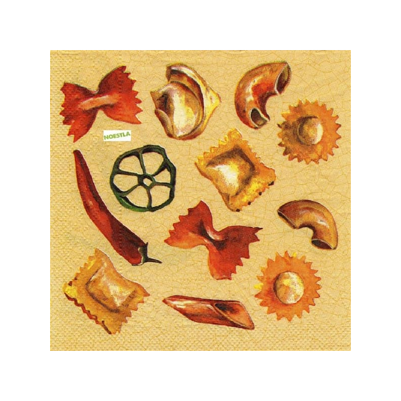 1 serviette Les pâtes -16