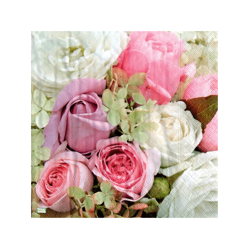 1serviette papier Les Roses-19
