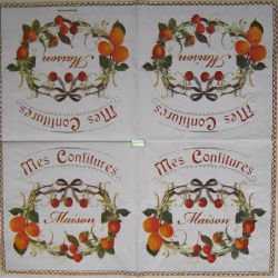 1 serviette Confitures -70