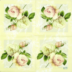 1serviette papier Les Roses-22