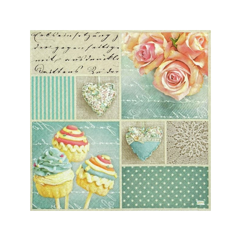 1 serviette Les friandises -99