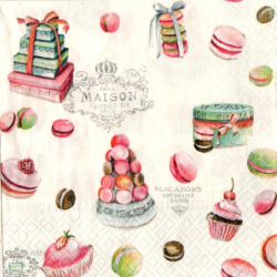 1 serviette Patisseries -117