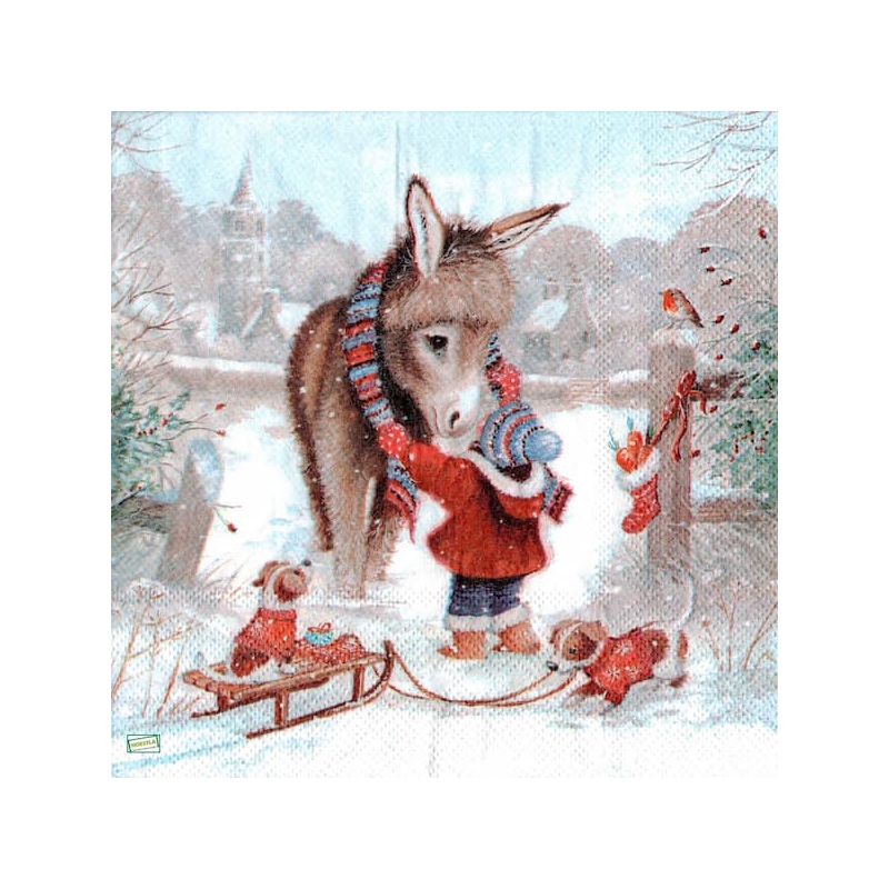 1serviette papier L' âne-14