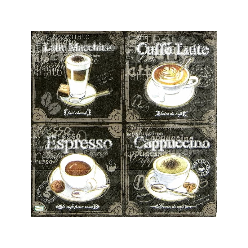 1 serviette Café Latté -118