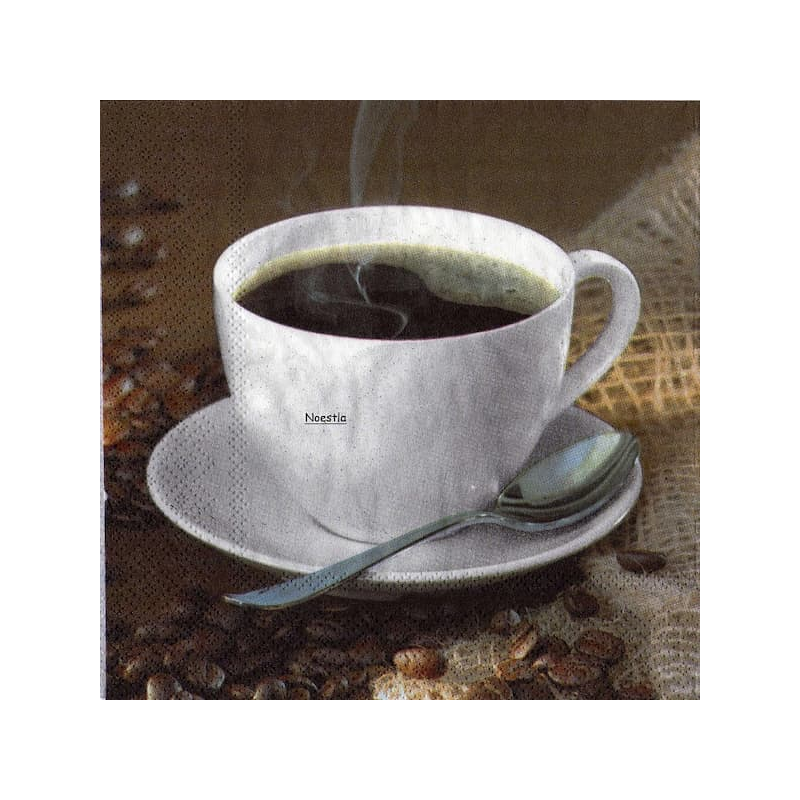 1 serviette Café Noir -119