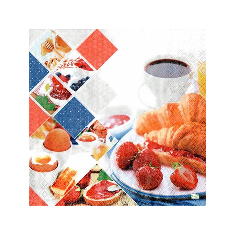 1 serviette Petit Déjeuner -28