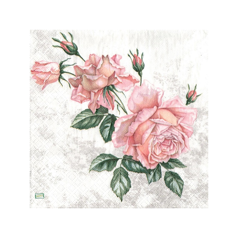 1serviette papier Les Roses-25