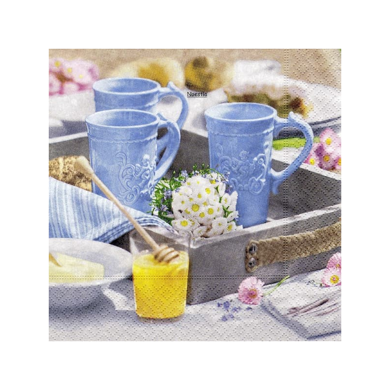 1 serviette Petit Déjeuner -34