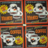 1 serviette papier Café -47