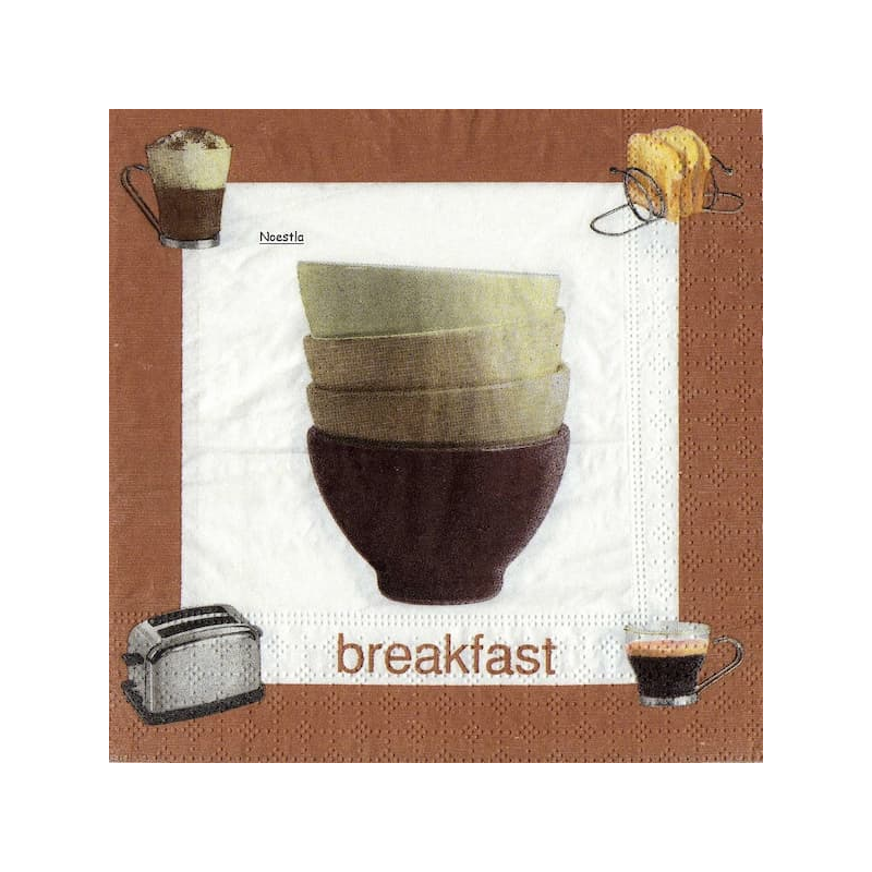 1 serviette Petit Déjeuner -57