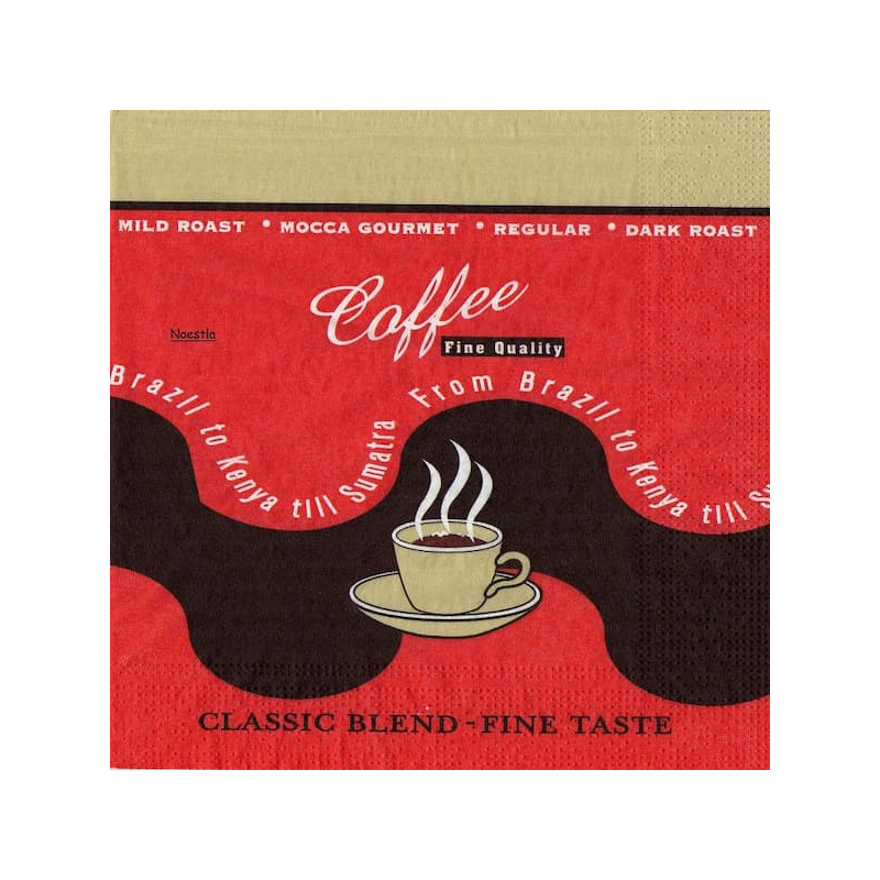 1 serviette Un Café - 58