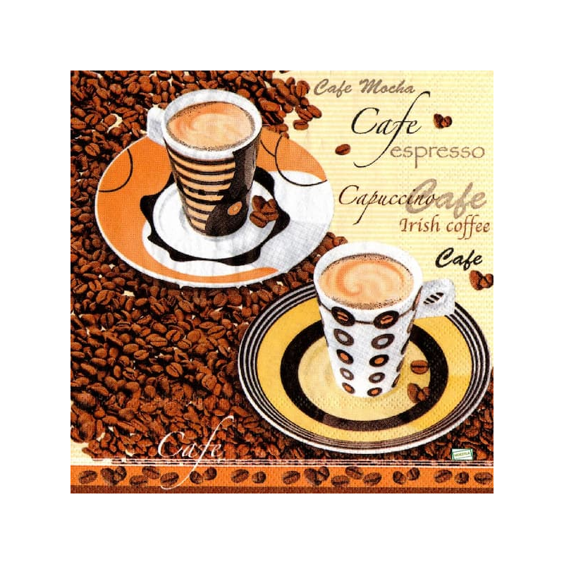 1 serviette Duo de Café - 66