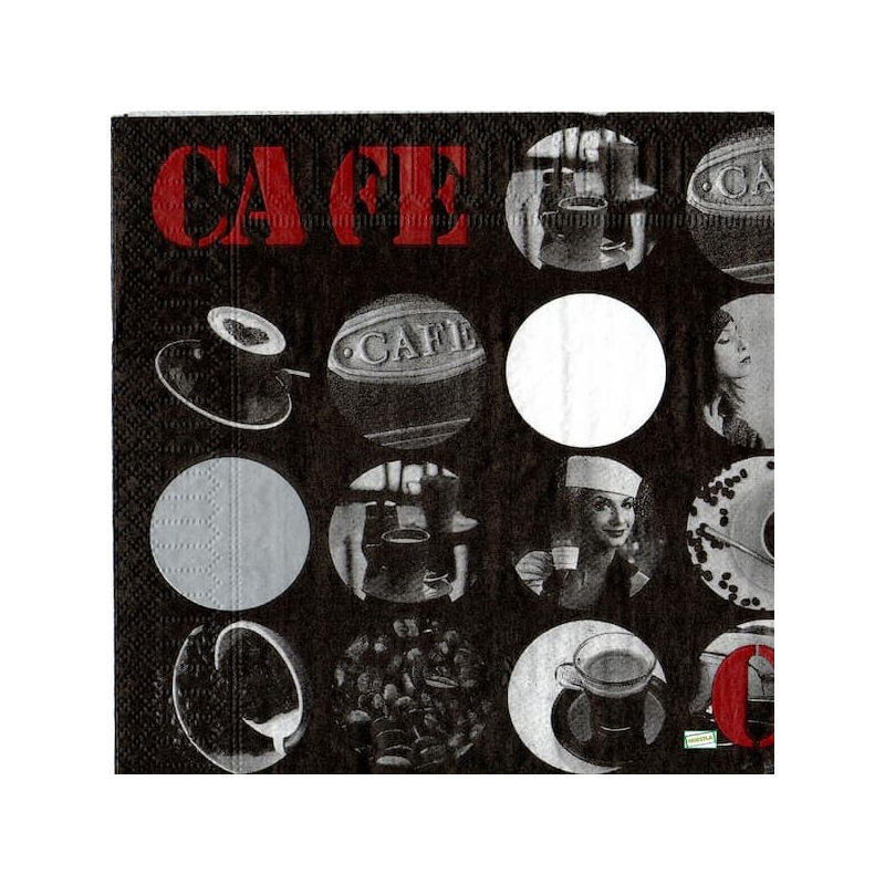 1 serviette Un Café -68
