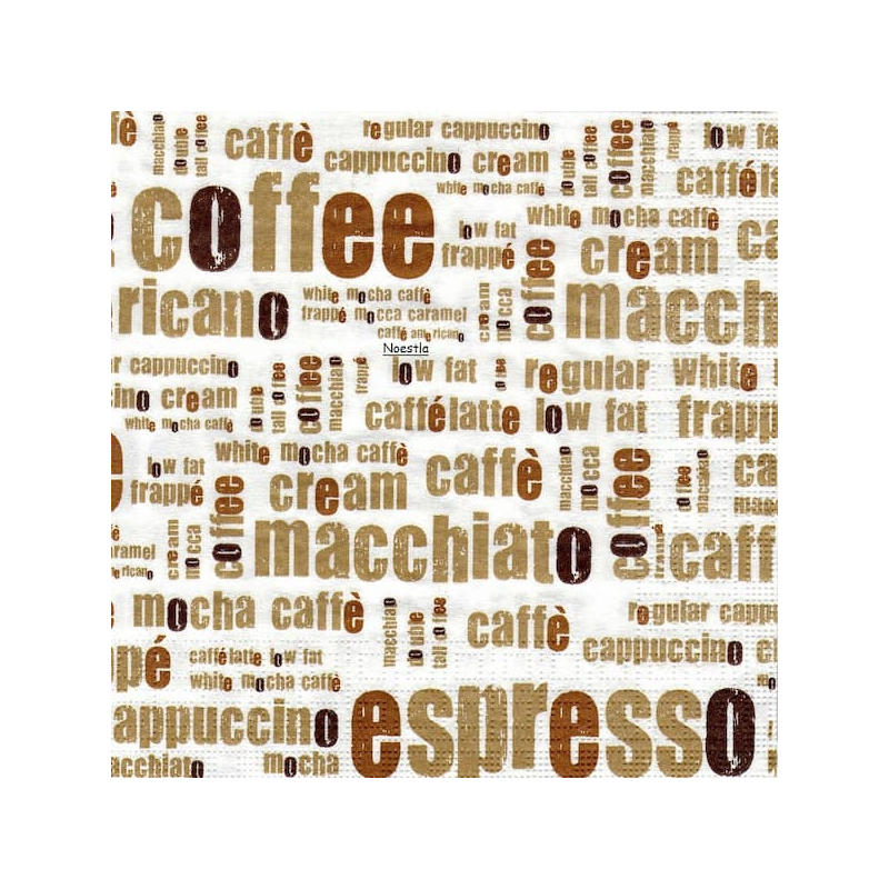 1 serviette Le Café -100