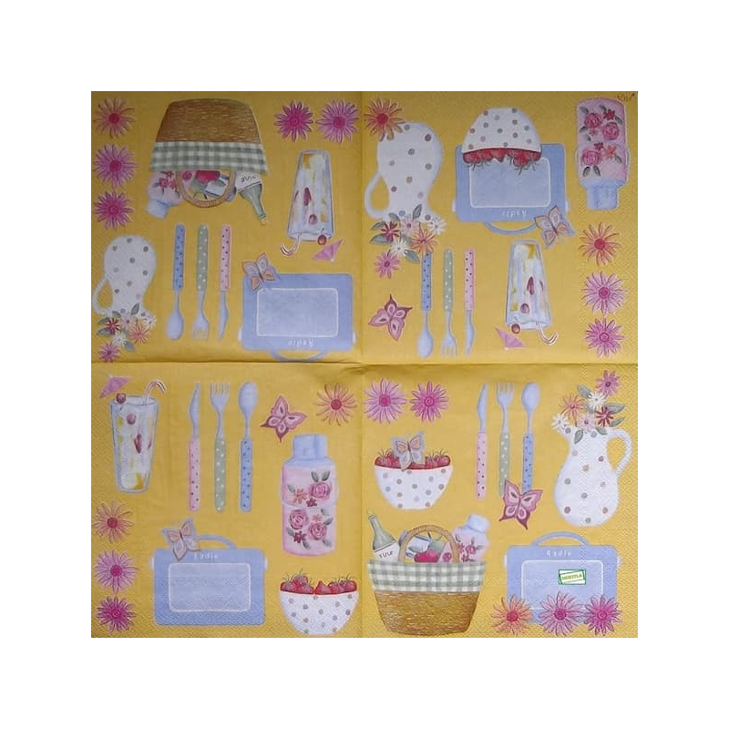 1 serviette Petit Déjeuner -82