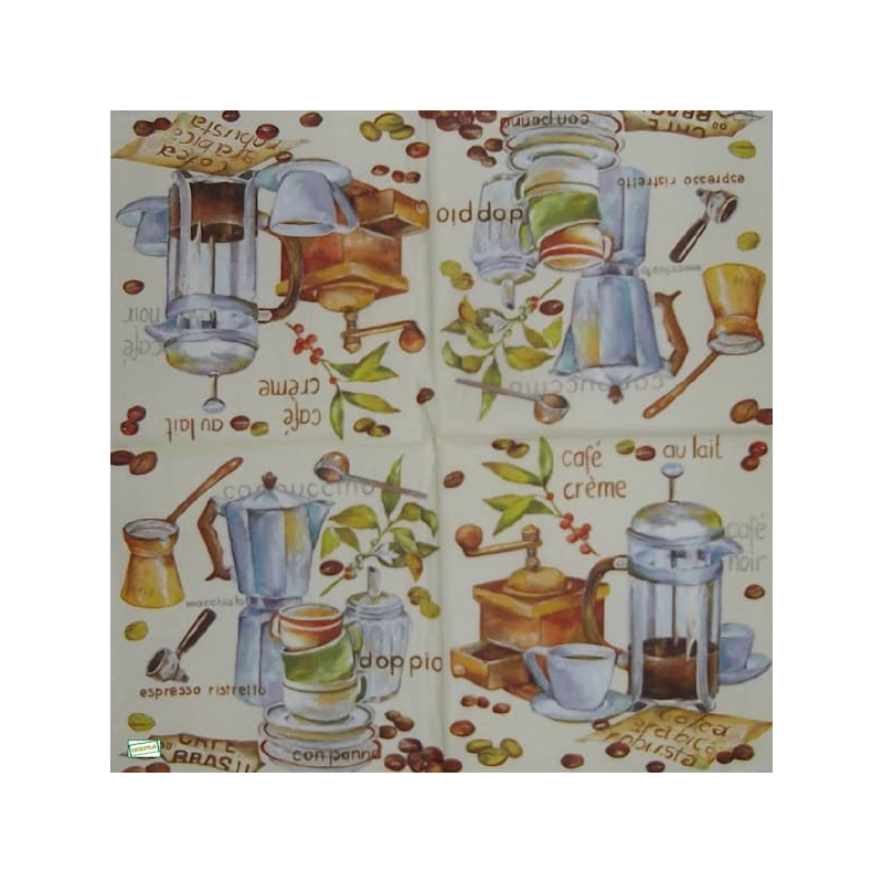 1 serviette Petit Déjeuner -84