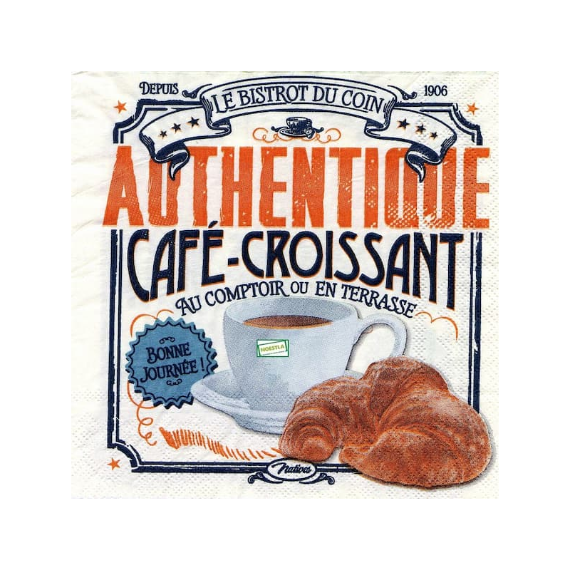 1 serviette Petit Déjeuner-90