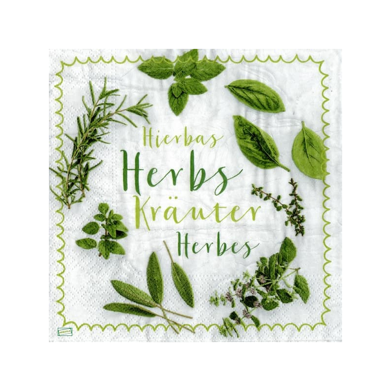 1 serviette Aromates - 1