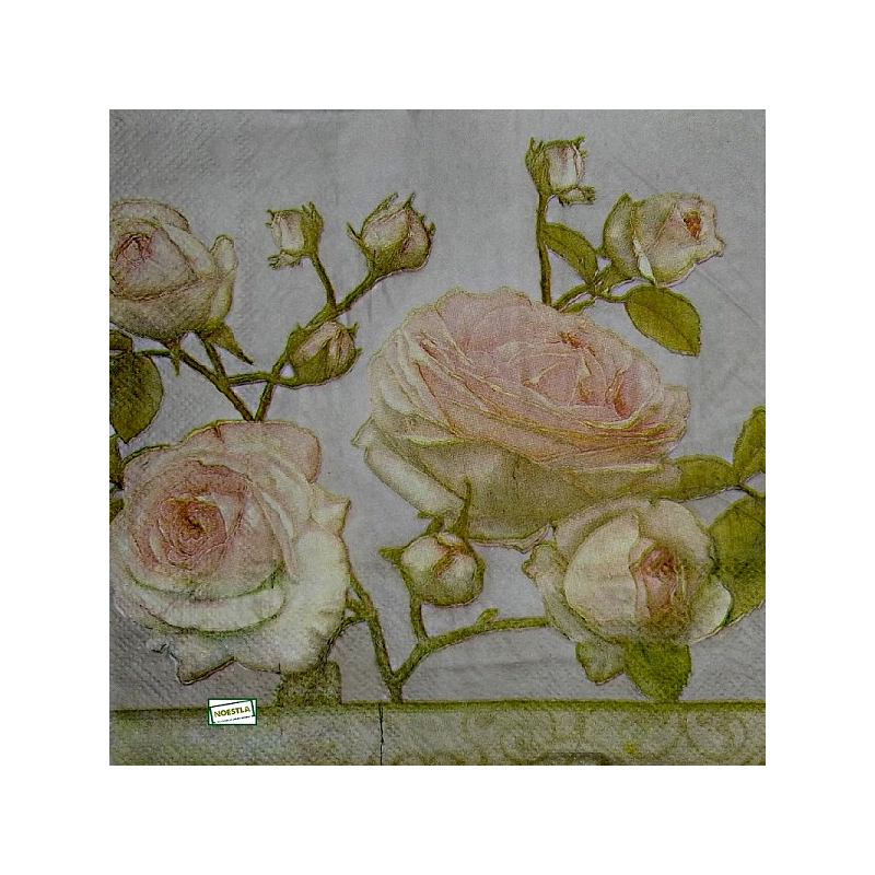 1serviette papier Les Roses-29
