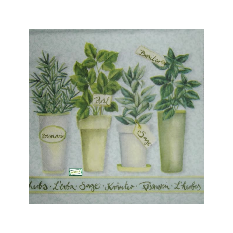 1 serviette Aromates -12
