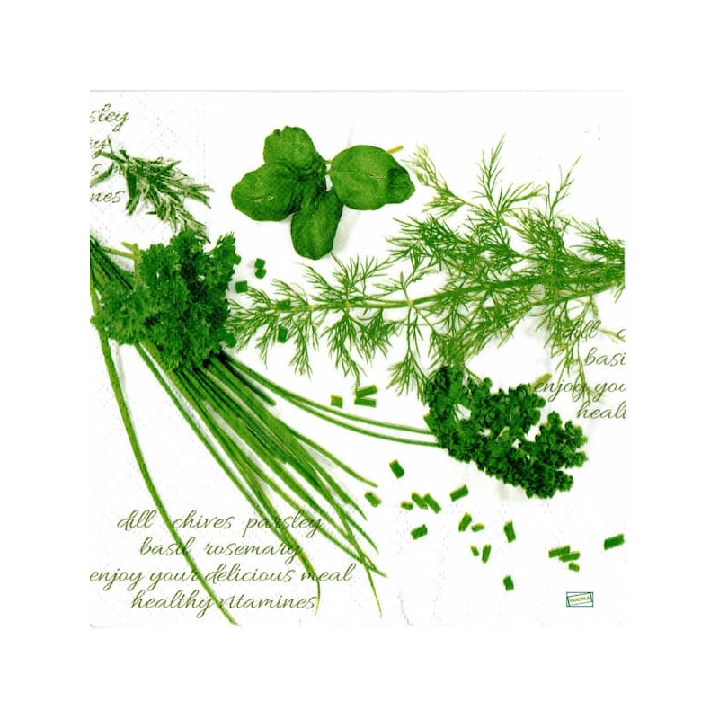1 serviette Aromates -15