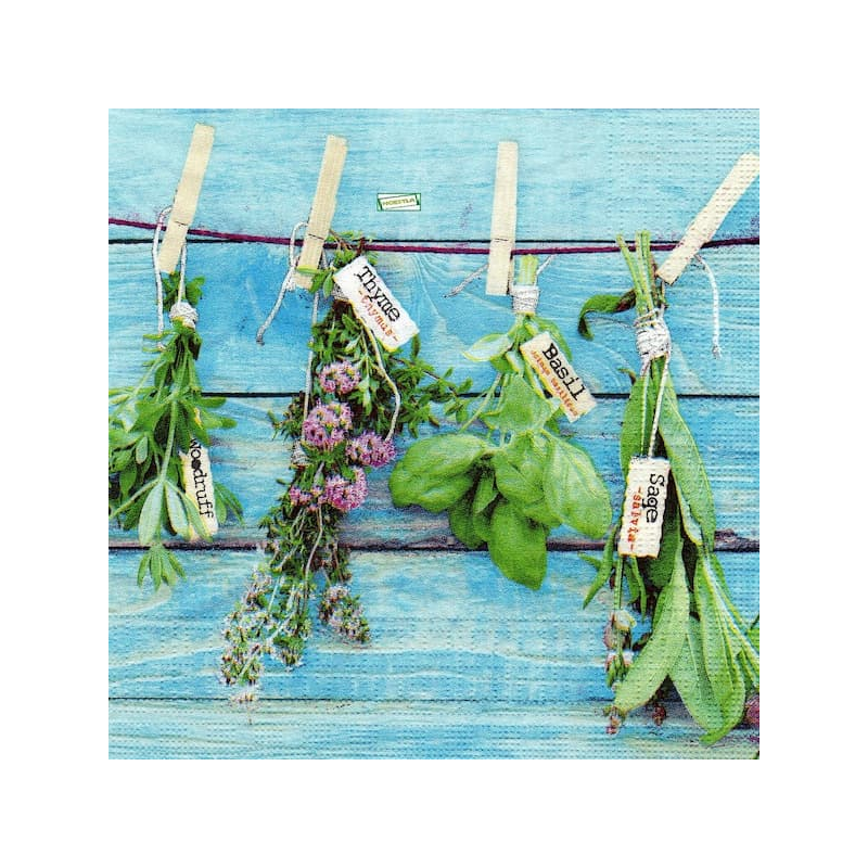 1 serviette Aromates -18