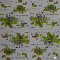 1 serviette Aromates -23